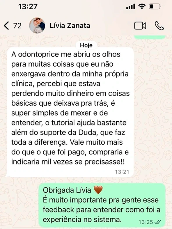 Depoimento de Lívia Zanata