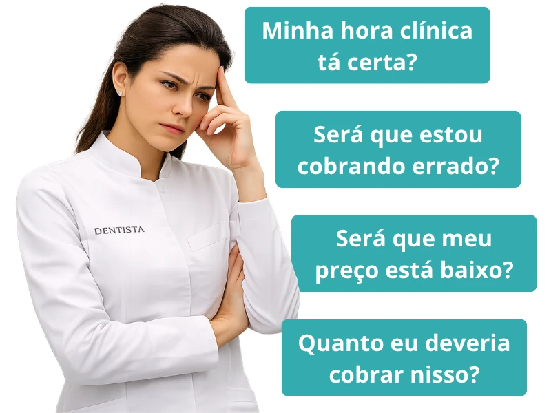 Dúvidas sobre o valor cobrado pelos atendimentos